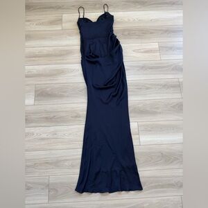 Elegant Blue Maxi Dress
